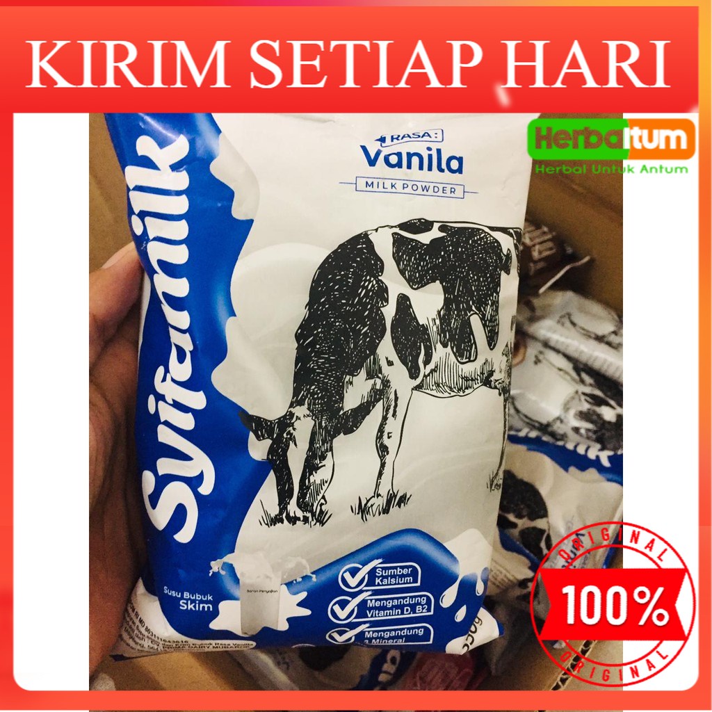 

Susu Sapi Bubuk - Susu Bubuk Vanilla - Syifamilk Vanilla 350 gram