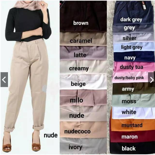 Fourfashion BAGGY PANTS / CELANA BAGGY / CELANA KERJA BEST