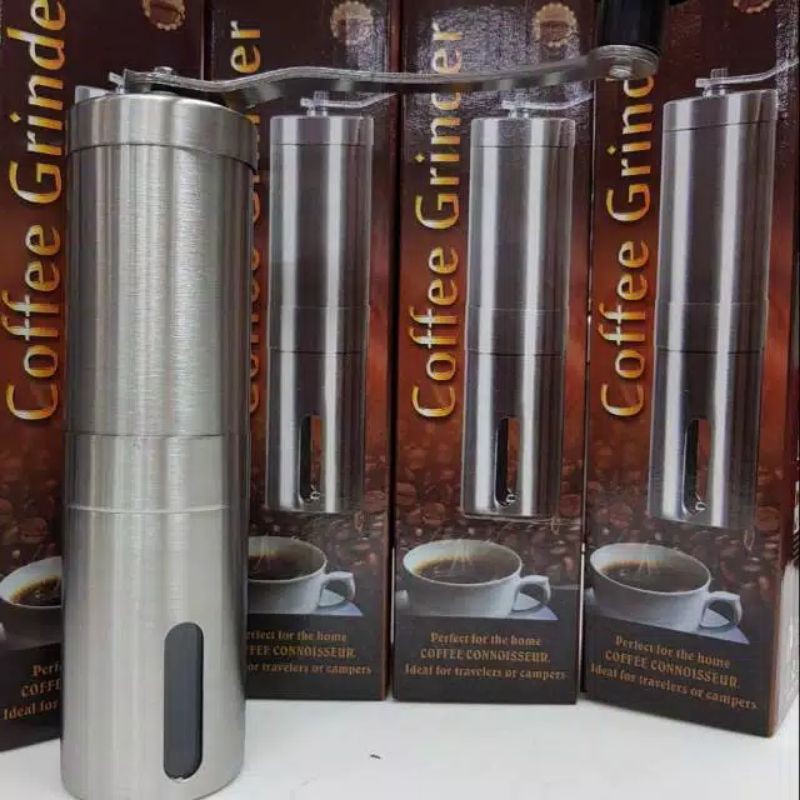 Coffee Grinder//Gilingan Kopi Manual//Penggiling Kopi Stainless Steel//Gilingan Kopi Manual Termurah