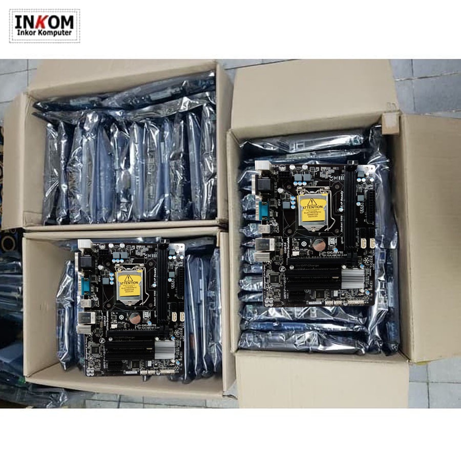 Paket Motherboard LGA 1150 H81 Gigabyte + PROCESSOR INTEL CORE i5