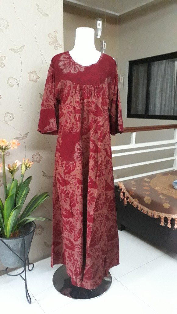 Gamis Batik Twill Rayon / Gamis Rayon Candimekar