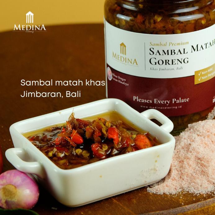 

SAMBAL MATAH GORENG KHAS BALI (250GR) - MEDINA CATERING