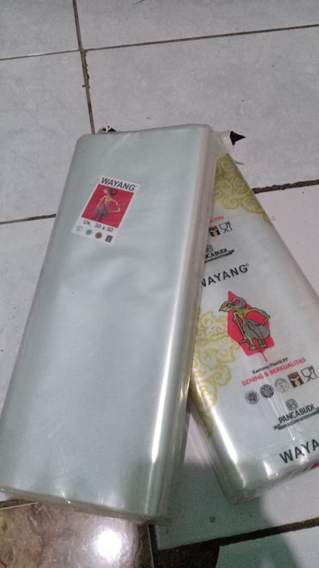 Plastik Pp Wayang Ukuran 10 Keatas Per 1 Kg