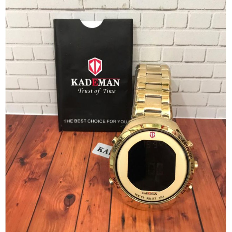 KADEMAN ORIGINAL JAM TANGAN STAINLESS ANTI AIR DIGITAL