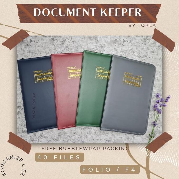

Office & Stationery | Document Organizer | Map Dokumen Ijazah Folio Isi 40 Pcs / Dokumen Keeper F4 / Anti Air | Best Seller