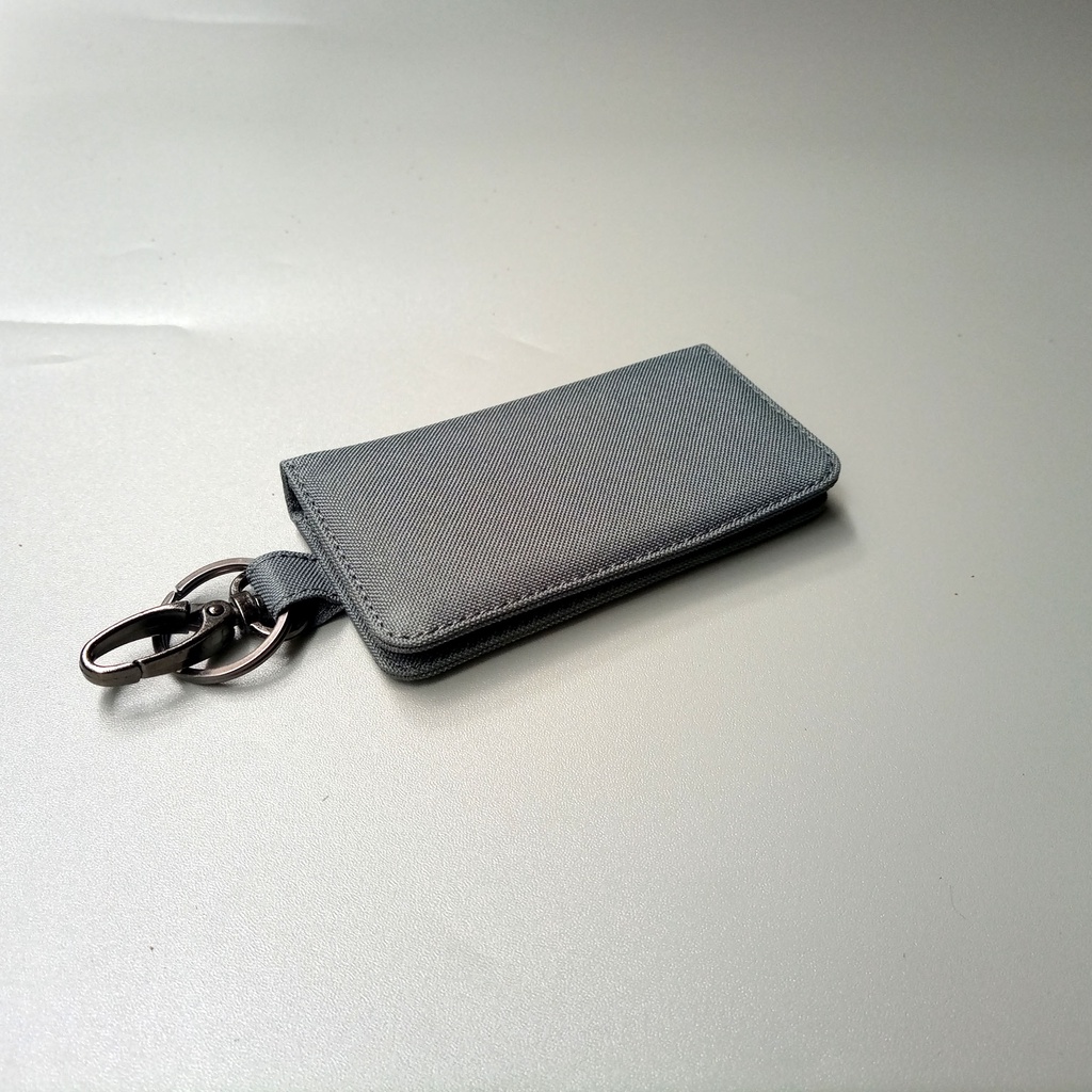 gantungan kunci Motor Dompet Stnk Mobil Grey - WSGK073