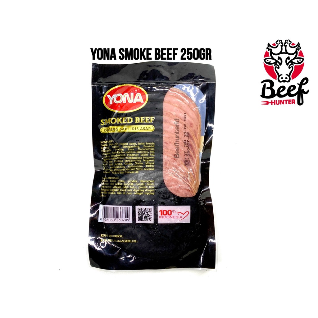 Yona Smoked Beef - Daging Sapi Iris Asap 250gr