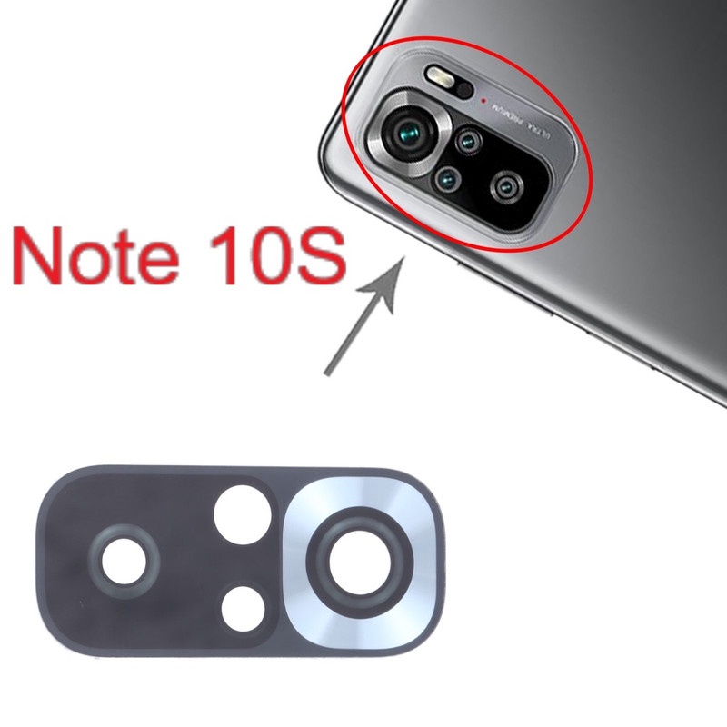 Camera Lens Lensa kamera kaca kamera belakang Xiaomi Redmi Note 10s