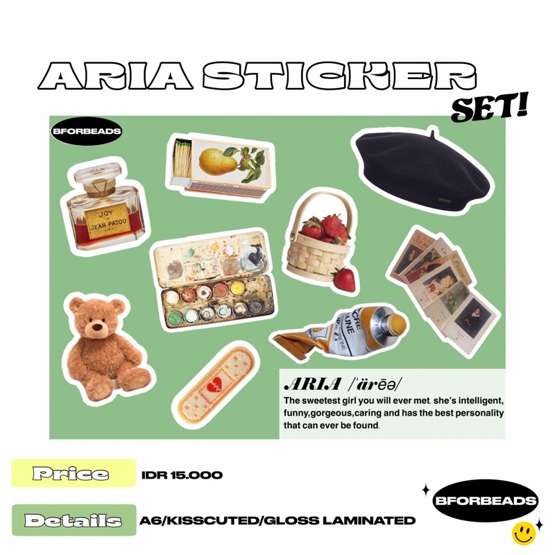 

[bforbeads] aria sticker set