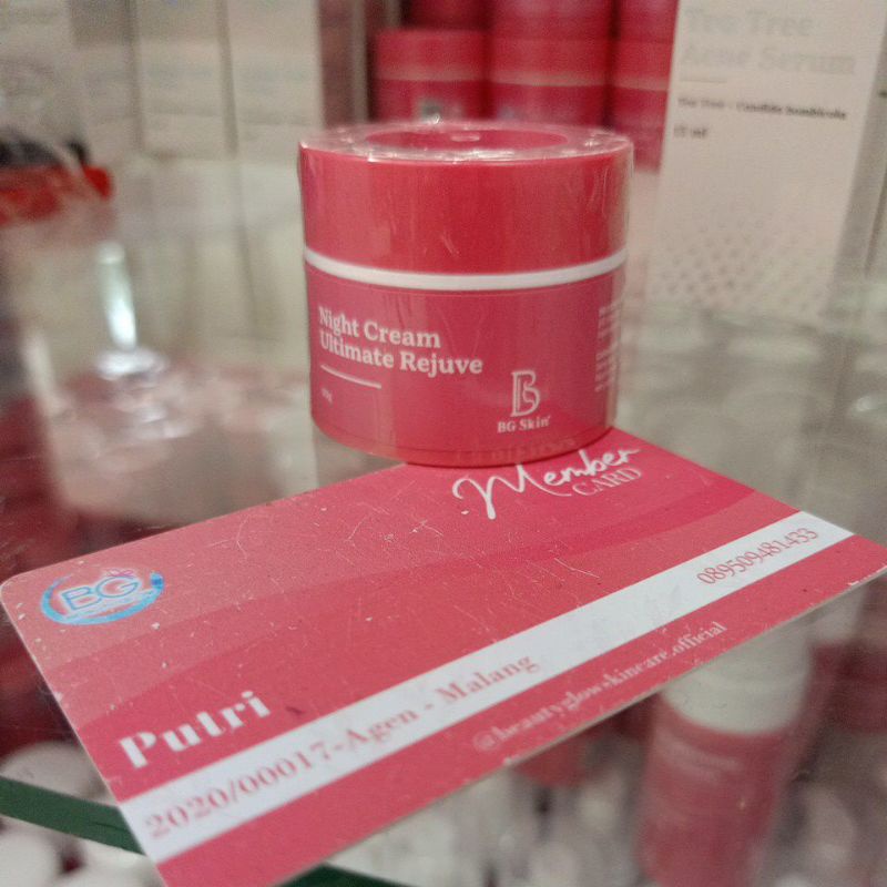 Night Cream ultimate BG SKIN BEAUTY GLOW SKINCARE/ obat flek Beauty glow