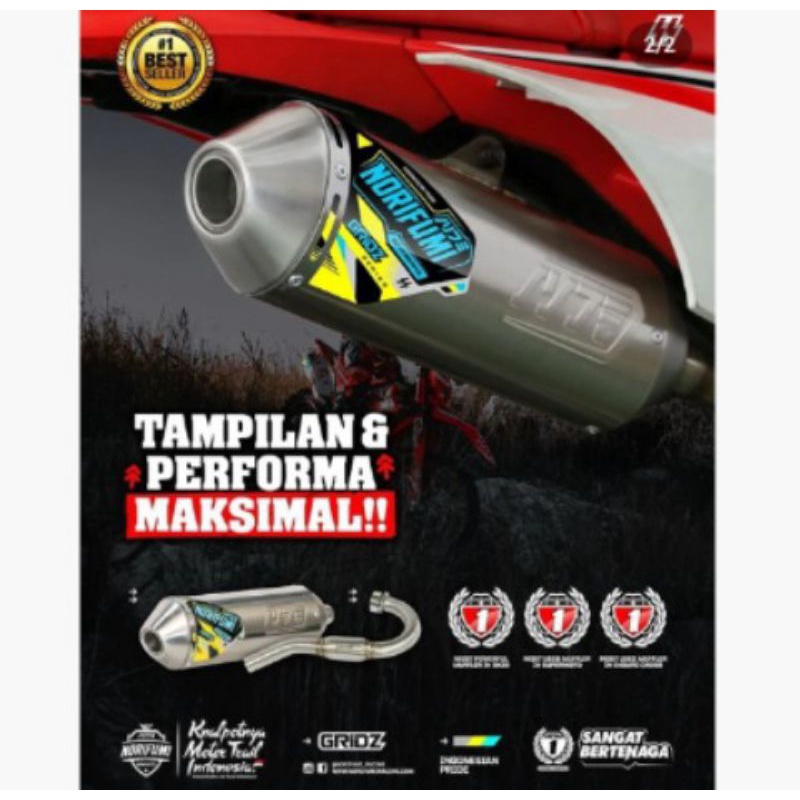 KNALPOT NORIFUMI GRIDZ CRF ORIGINAL