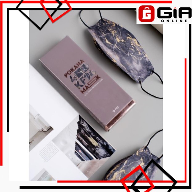 POKANA 4D KF94 Earloop Medical Face Mask Fashion Series Satuan