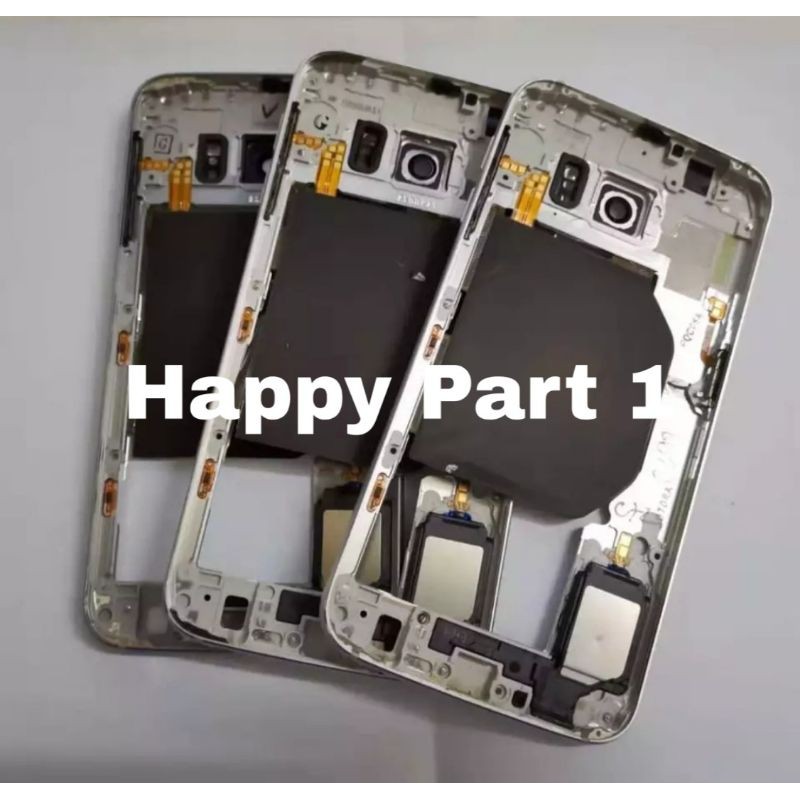 Frame LCD Bazel Bezel Tulang Tengah Samsung Galaxy S6 Flat G920 ORIGINAL