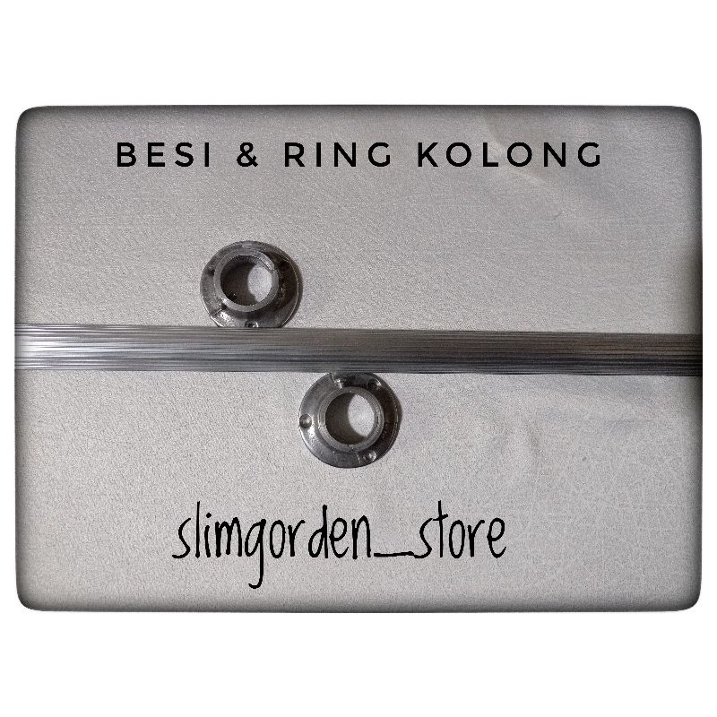 Besi gorden kolong dapur minimalis 1 set ring blok L.150cm