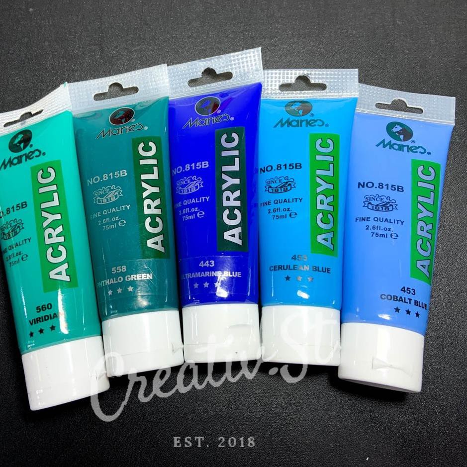 

PZT Acrylic MARIES 75 ml Paint Acrylic Colour Part 2 Model Baru