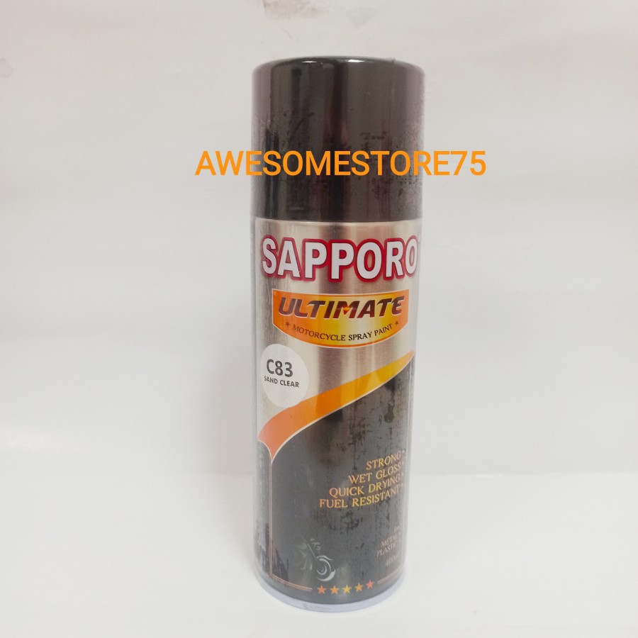 SAPPORO ULTIMATE C83 SAND CLEAR Cat Semprot Pilox Pylox