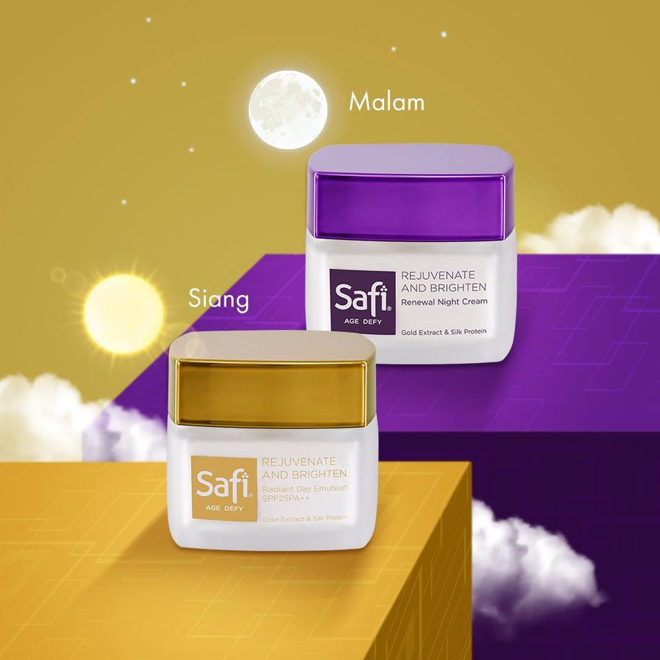 SAFI AGE DEFY RADIANT DAY EMULSION SPF 25 PA++ &amp; RENEWAL NIGHT CREAM