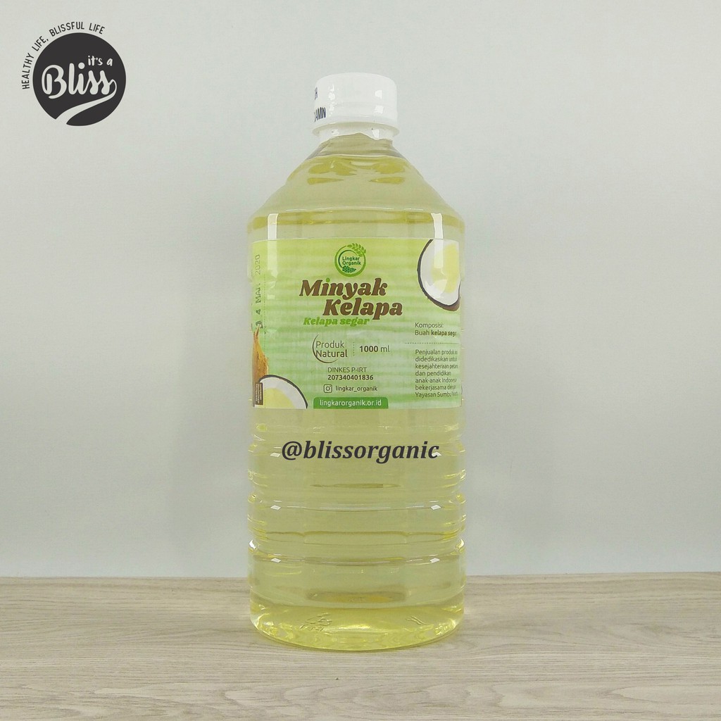 

Minyak Kelapa Organik / Organic Coconut Oil (1 liter)