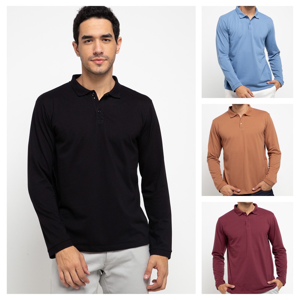 Tolliver Polo Shirt Lengan Panjang Pria Long Sleeve Polo Tolliver Polo Shirt Lengan Panjang Pria Long Sleeve Polo