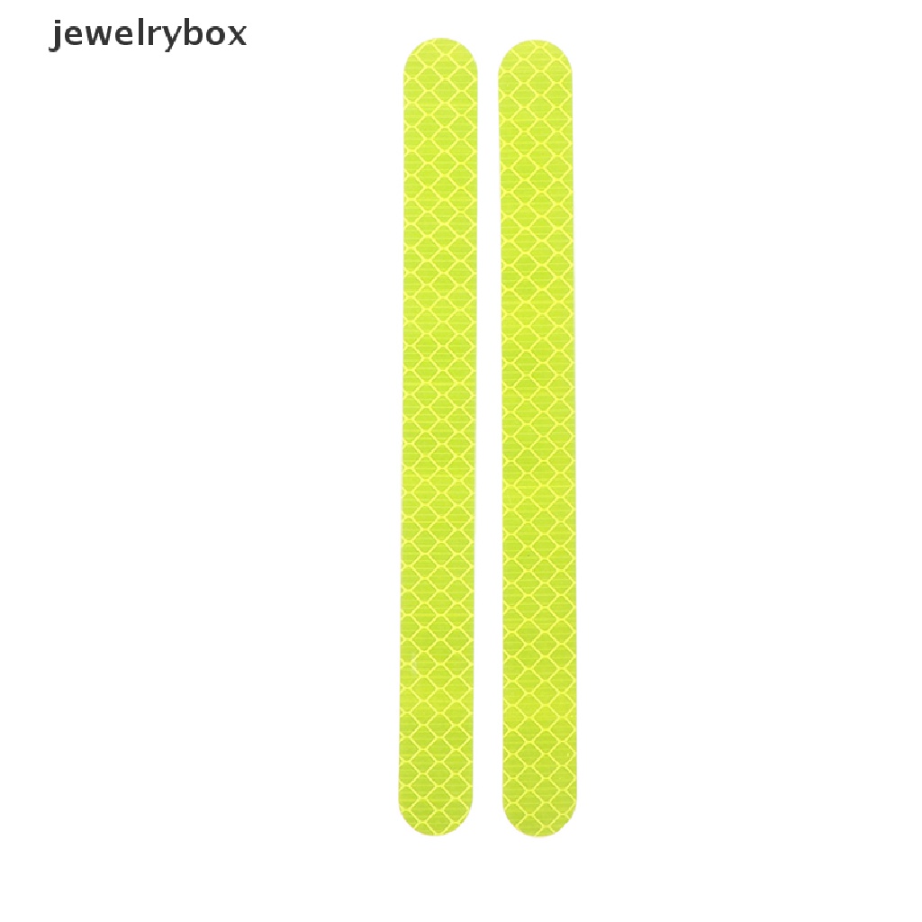 2pcs Stiker Reflektif Untuk Kaca Spion Mobil