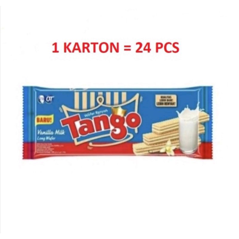 Tango Wafer Vanila 130gr 1 karton isi 24 pcs