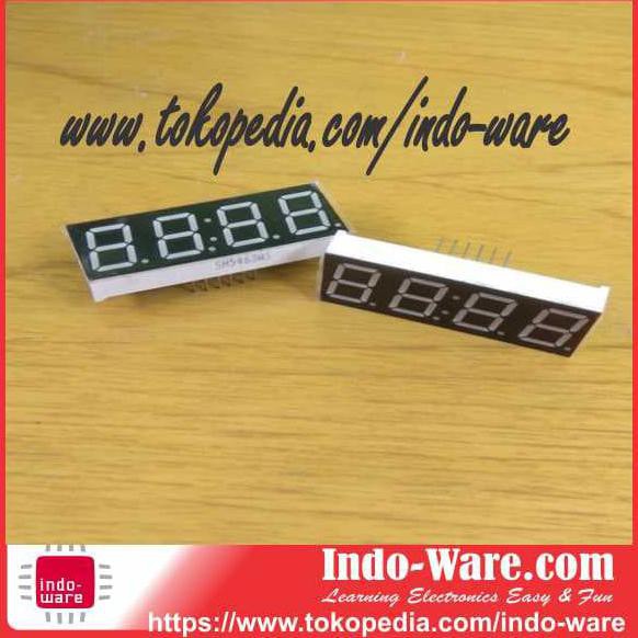 7 Segmen 4 Digit 2 Titik 0,56" 0.56" 4Digit Cathode Seven Segmen Inwer3954 Original