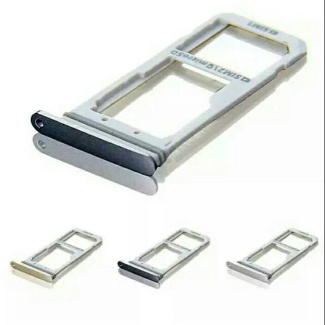 Simtray Sim Tray Slot Tempat Kartu Sim Card Sim Holder Sim Lock Samsung Galaxy S7 Edge G935