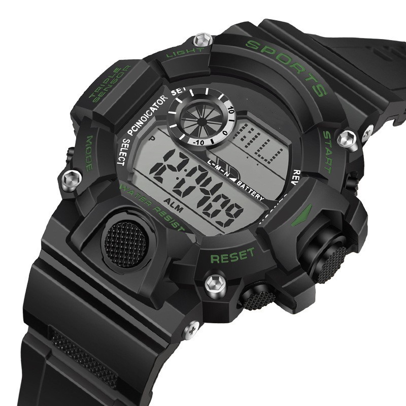 COD JAM TANGAN RUBBER DIGITAL SEGI GROSIR MURAH M124 KARET SPORT LED PRIA WANITA COUPLE