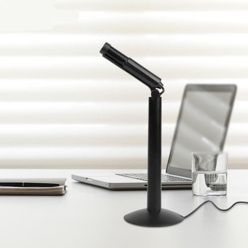 Andoer Microphone for Laptop 3.5mm with Stand Mount SF-950