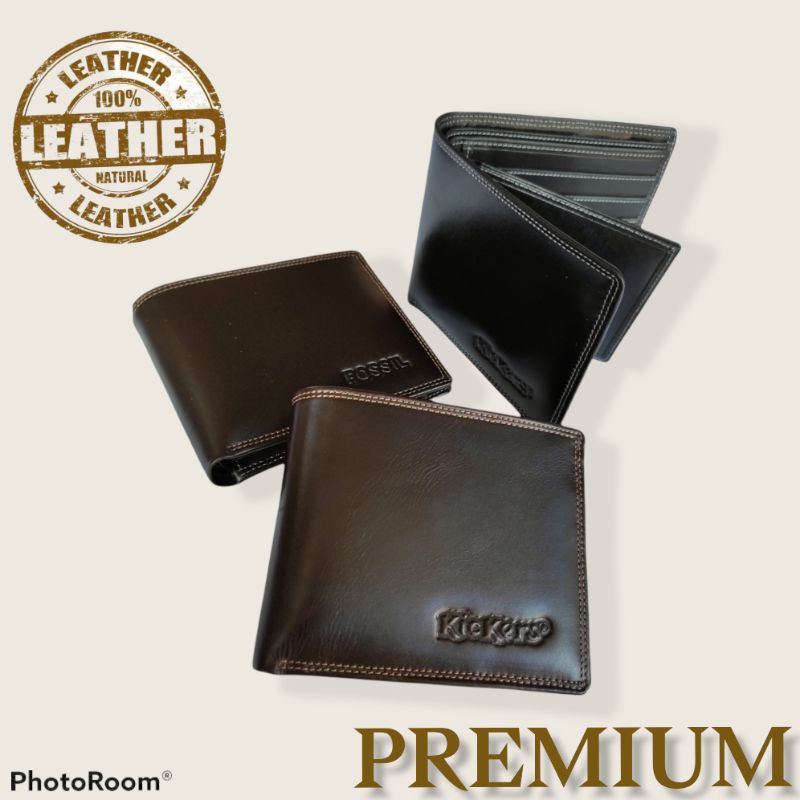 PROMO!!! Dompet Pria Kulit Lipat - Dompet Kulit PREMIUM Exclusive