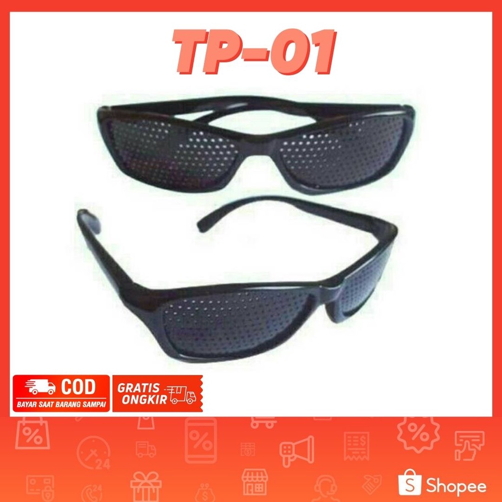 Kacamata Terapi Minus / Pinhole Therapy Glasses Original TP01