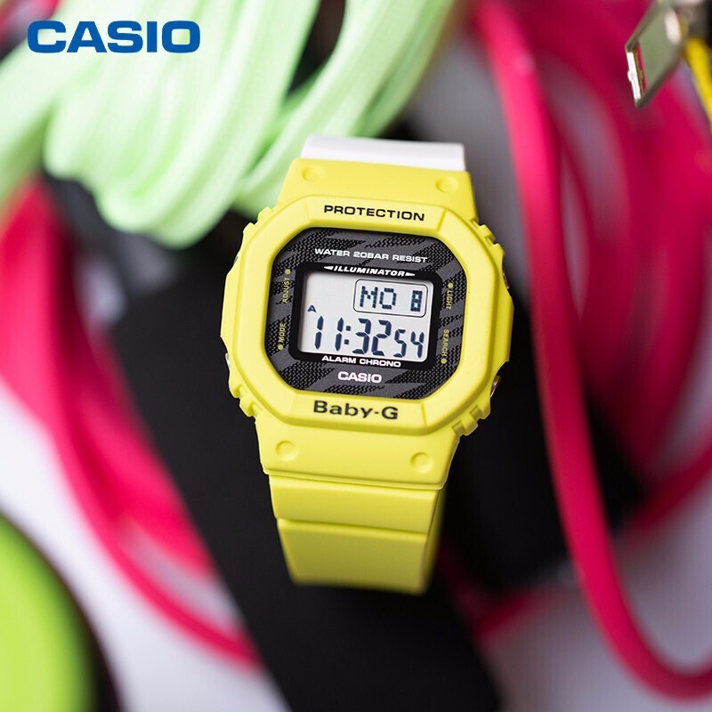 Casio Watch Tokyo Olympics Cooperation Bright Yellow Trendy Waterproof Sports Watch DW-5600TGA-9PR