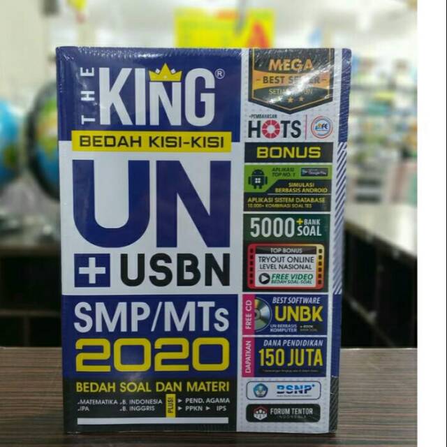 BEST SELLER THE KING BEDAH KISI KISI UN+USBN SMP/MTs 2020