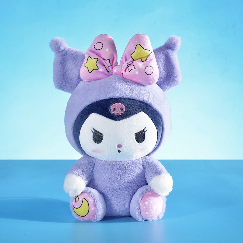 Mainan Boneka Stuffed Plush Kartun Anime Sanrio Sakura Kuromi Mymelody Hello Kitty Cinnamoroll 23cm Untuk Hadiah Anak