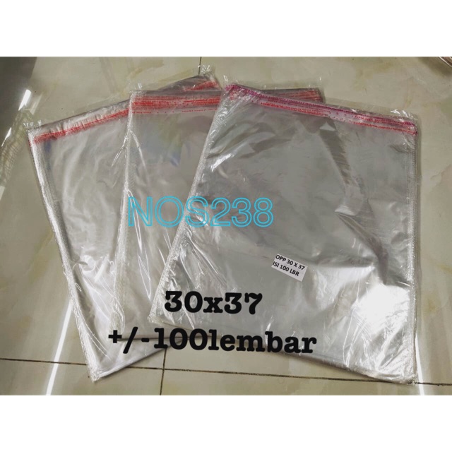 Plastik OPP Baju 30x37 / 35x39