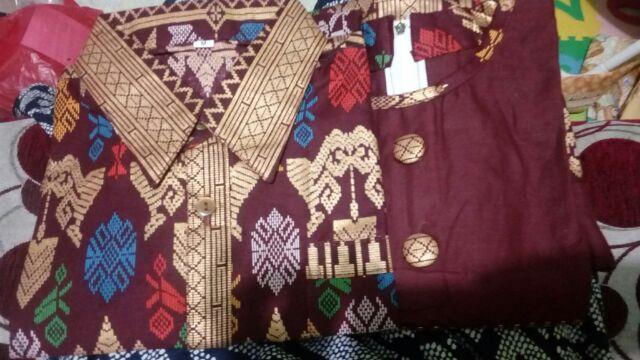 Qnunbatik Sarimbit/couple Batik Anak Dress/kemeja Santika Prodo