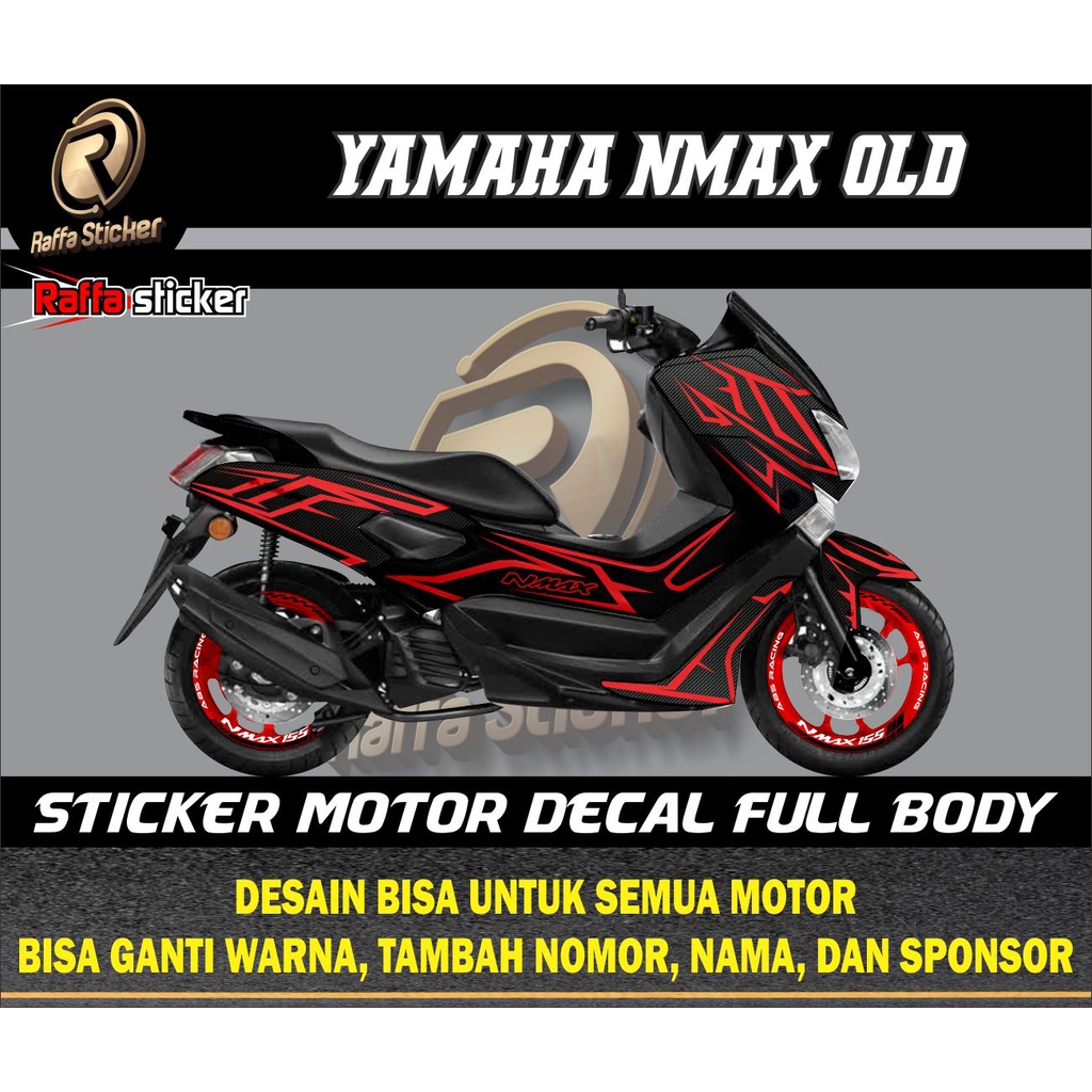 Decal Nmax Old Decal Nmax Full Body Dekal Nmax Stiker Nmax Full Body Full Carbon