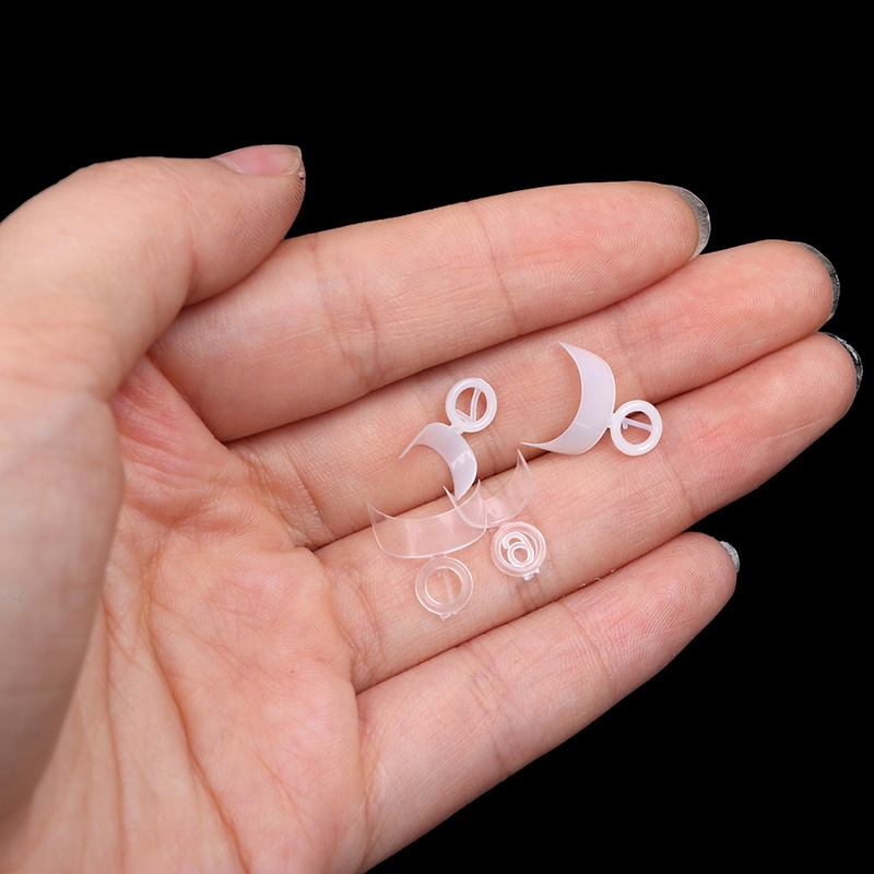 (FULL) 500pcs / Set Kuku Kaki Palsu Model French Nail Art Untuk Manicure