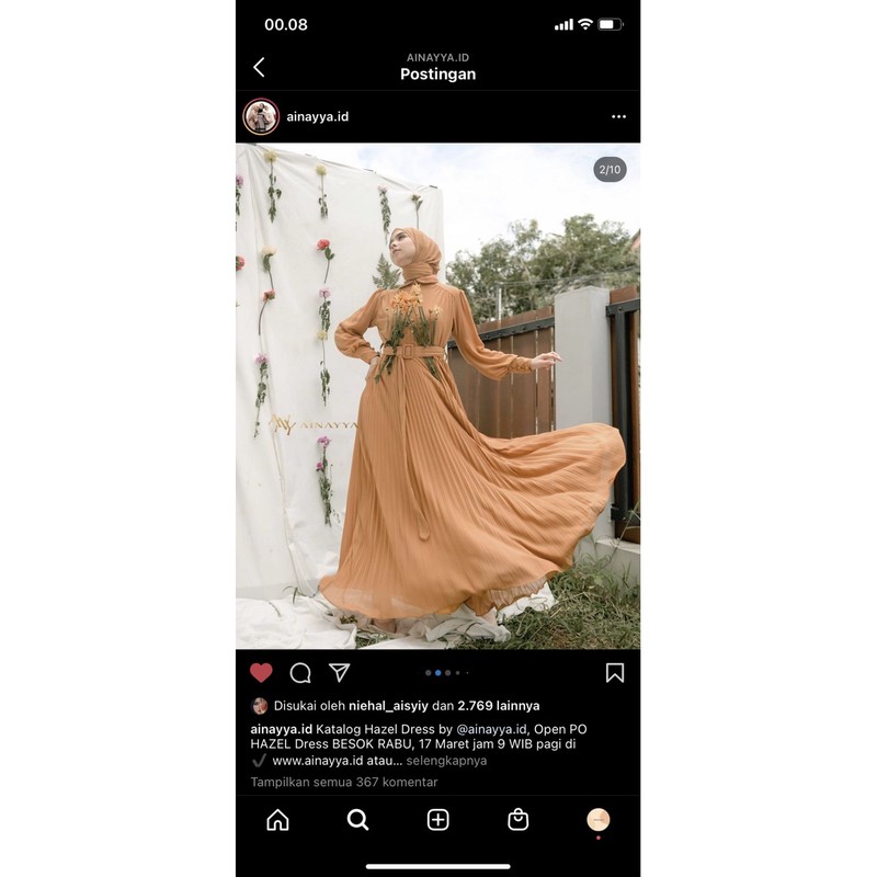 hazel dress by ainayya