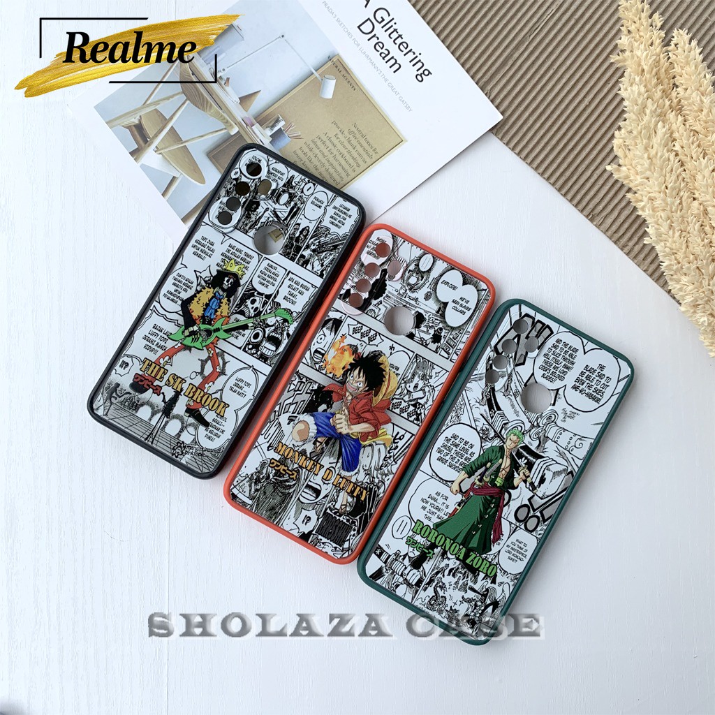 Casing Cover Camera Motif Anime Realme C21 C25 C21Y C3 C25Y