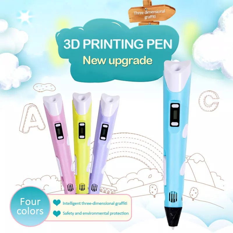 

Mainan Edukasi Magic 3D Stereoscopic Printing Pen Gambar 3D Drawing Pen