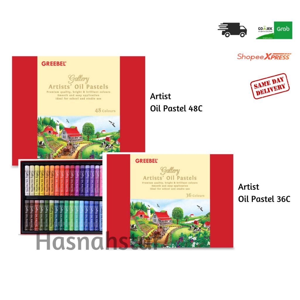 

Greebel Krayon Artist | Crayon Artist Oil Pastel 36 & 48 Colours Cerah dan Tidak Berdebu