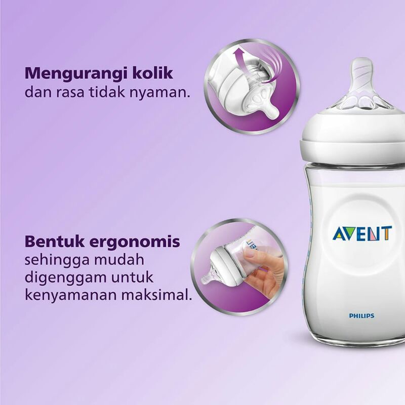 Botol Susu Philips Avent Natural 260 ml Asli Philip