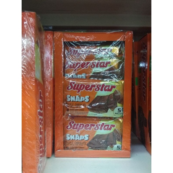 

Superstar Snaps Wafer Salut Cokelat 28 Gram