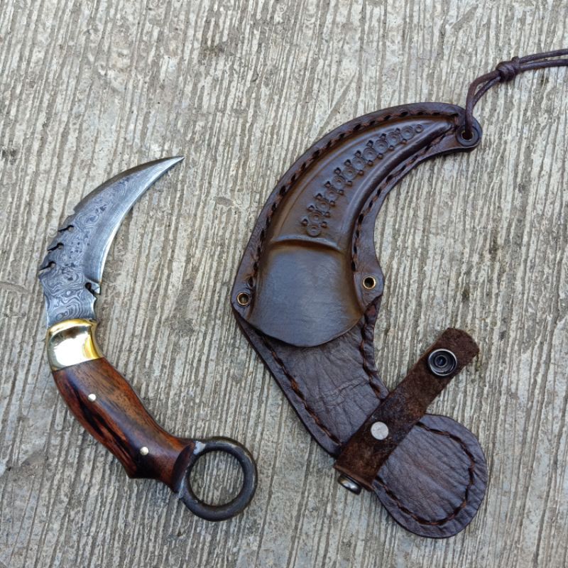 karambit pamor asli ( fulltang )