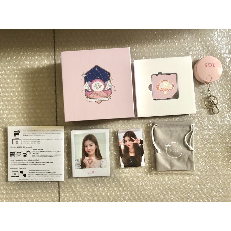 SALE [SHARING] IZ*ONE ( IZONE ) - 1ST CONCERT IN SEOUL [EYES ON ME] ( Photocard & Polaroid ) One Ree