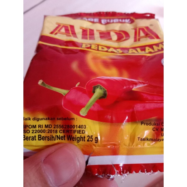 

Bubuk Cabe AIDA 25g