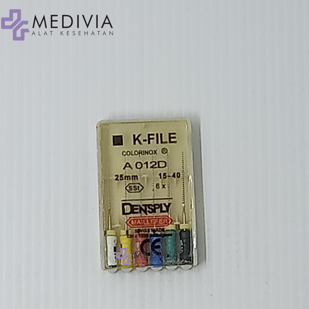 k file dentsply 06, 08, 10, 15-40, 45-80 21mm dan 25mm