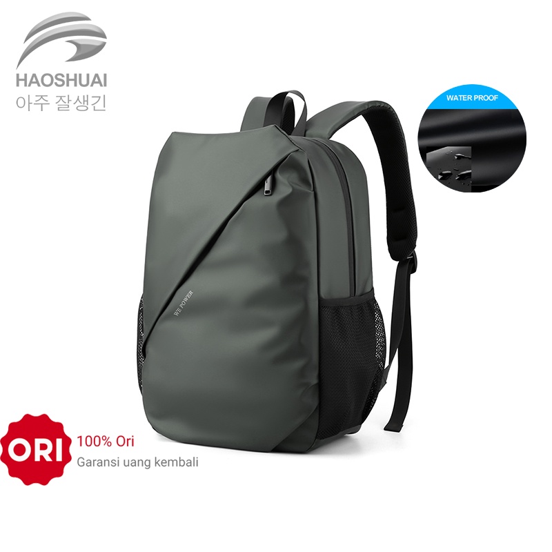 HAOSHUAI 3416 Tas Ransel Pria Tas Laptop Pria Waterproof WATCHKITE WKOS