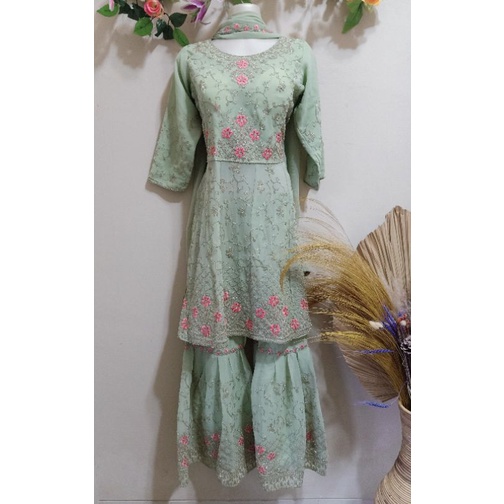 kurti, kurti set, kurti pesta, kurti muslim, kurti India clothes, baju Muslim set celana